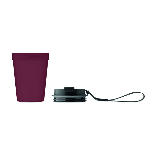 Gobelet ISFORDEN TUMBLER en PP avec dragonne en polyester RPET - 300 ml - Idéal pour renforcer l'image de marque - Accessoi