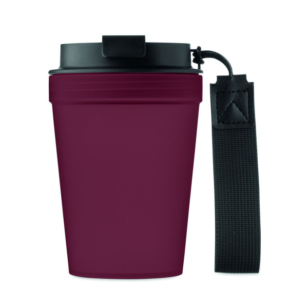 Gobelet ISFORDEN TUMBLER en PP avec dragonne en polyester RPET - 300 ml - Idéal pour renforcer l'image de marque - Accessoi