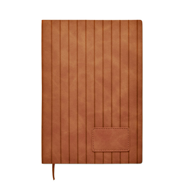 Carnet A5 personnalisable en PU recyclé post-consommation - BCM Goodies