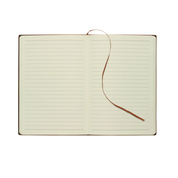 Carnet A5 personnalisable en PU recyclé post-consommation - BCM Goodies