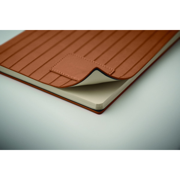 Carnet A5 personnalisable en PU recyclé post-consommation - BCM Goodies