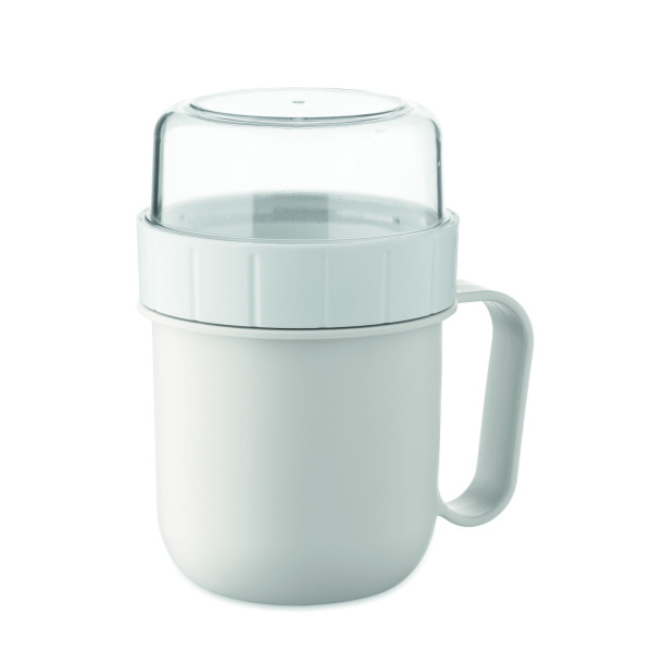 Mug et coupelle pour petit-déjeuner ou brunch à emporter personnalisables - BCM Goodies