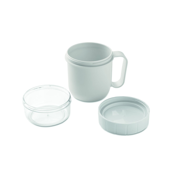 Mug et coupelle pour petit-déjeuner ou brunch à emporter personnalisables - BCM Goodies