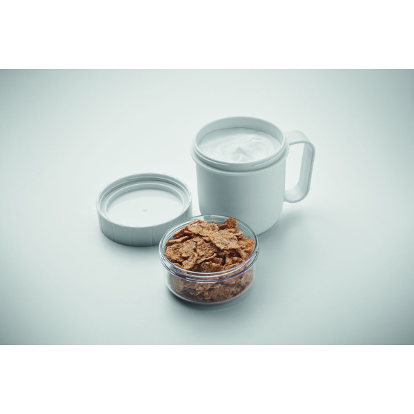 Mug et coupelle pour petit-déjeuner ou brunch à emporter personnalisables - BCM Goodies
