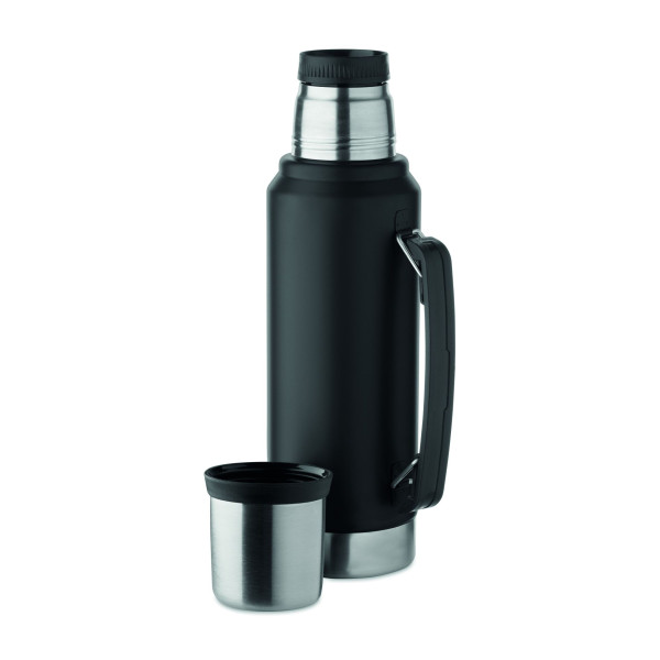 Bouteille double paroi à vide isolant en acier inoxydable recyclé - BCM Goodies