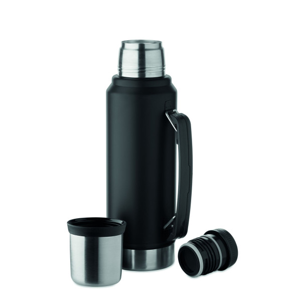 Bouteille double paroi à vide isolant en acier inoxydable recyclé - BCM Goodies