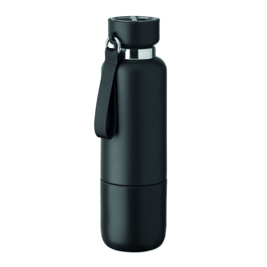 Bouteille isotherme en acier inoxydable recyclé - Personnalisable pour entreprise
