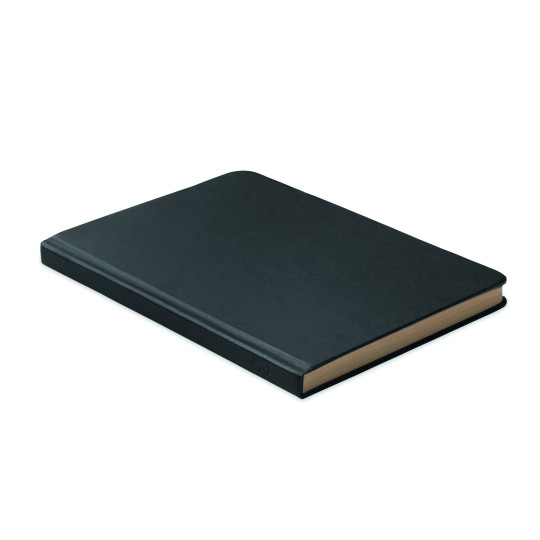 Carnet A5 avec couverture rigide et 160 pages lignées en PLA canne à sucre - BCM Goodies