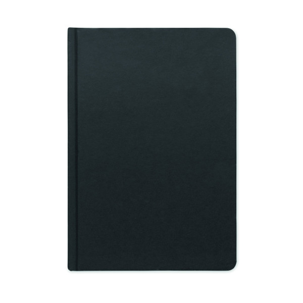 Carnet A5 avec couverture rigide et 160 pages lignées en PLA canne à sucre - BCM Goodies
