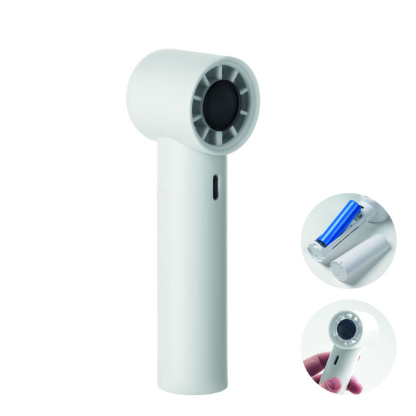 Mini ventilateur de poche en ABS avec écran d'affichage et 5 réglages de vitesse - Accessoire idéal pour événements d'