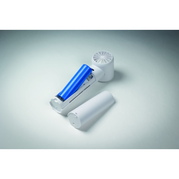 Mini ventilateur de poche en ABS avec écran d'affichage et 5 réglages de vitesse - Accessoire idéal pour événements d'