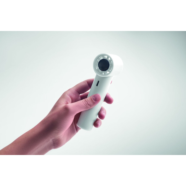 Mini ventilateur de poche en ABS avec écran d'affichage et 5 réglages de vitesse - Accessoire idéal pour événements d'