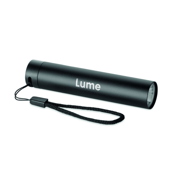 Lampe de poche rechargeable en aluminium recyclé - BCM Goodies