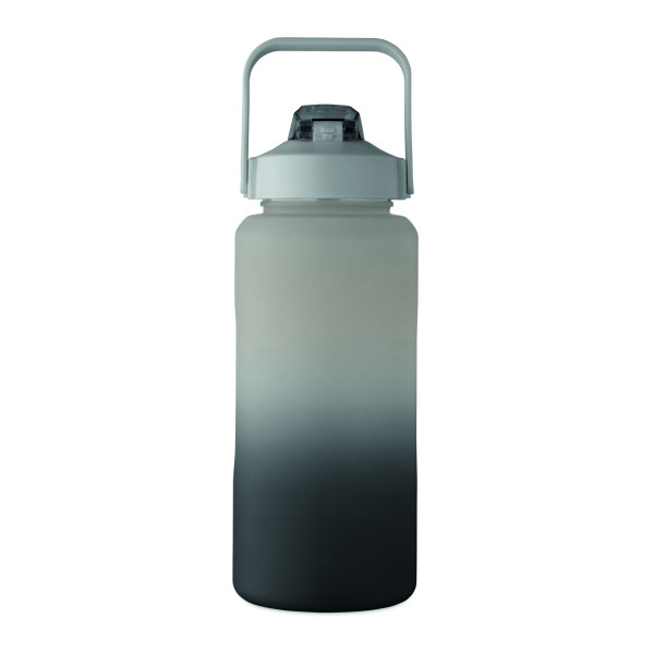 Bouteille d'eau en RPET personnalisable avec couvercle à ouverture d'une seule main - BCM Goodies