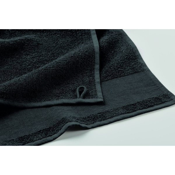 Serviette de toilette en coton 100 %, 380 gr/m², avec attache de suspension en coton - Taille 50x100 cm - Personnalisable - Idéa