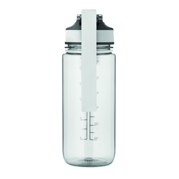 Bouteille de sport personnalisable en RPET - 700 ml - Sangle de transport - Étanche et anti-fuite