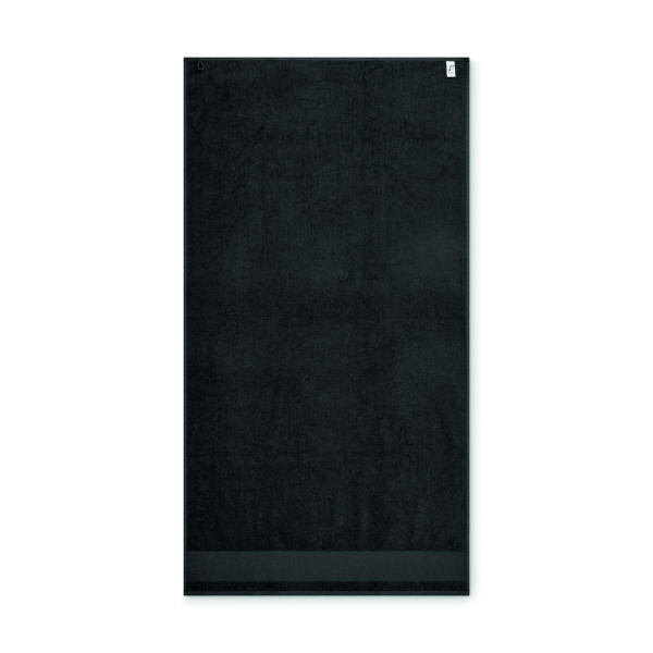 Serviette de bain en coton 380 gr/m² avec boucle de suspension - 70x140 cm - BCM Goodies