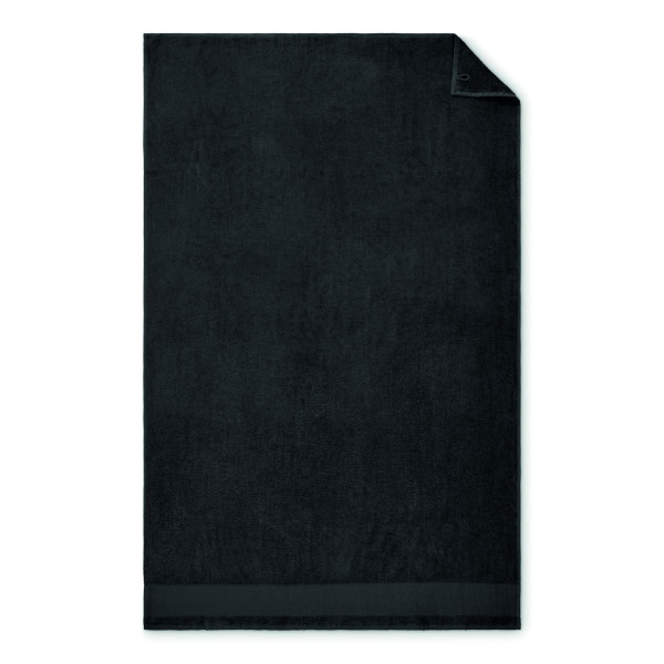 Serviette de bain en 100% coton 380 gr/m² avec boucle de suspension en coton 100x150 cm - BCM Goodies