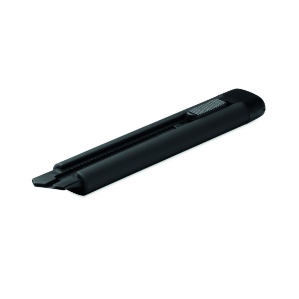 Cutter rétractable avec boîtier en ABS et lame en acier au carbone - Personnalisable pour entreprise | BCM Goodies