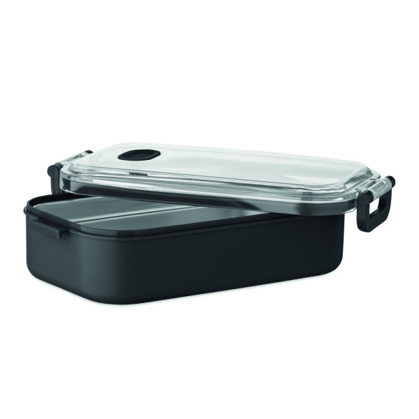 Boîte à lunch en PP avec intérieur en acier inox recyclé - BCM Goodies