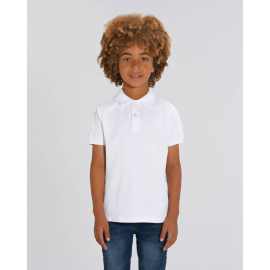 Polo enfant personnalisable en coton bio Le Mini Sprinter – Goodies d’entreprise écologiques BCM Goodies