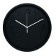 Horloge murale en PP avec aiguilles en aluminium et mouvement silencieux - Personnalisable pour entreprise