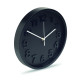 Horloge murale en PP avec aiguilles en aluminium et mouvement silencieux - Personnalisable pour entreprise