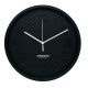 Horloge murale en PP avec aiguilles en aluminium et mouvement silencieux - Personnalisable pour entreprise