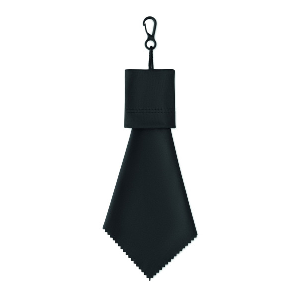 Lingette en RPET personnalisable avec crochet de suspension - BCM Goodies