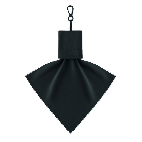 Lingette en RPET personnalisable avec crochet de suspension - BCM Goodies