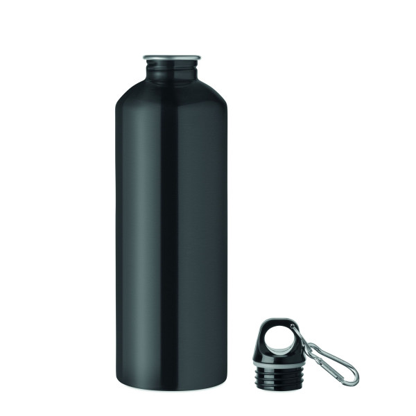 Bouteille à simple paroi RE-ONE MOSS - Capacité 1000 ml - Acier inoxydable recyclé - Personnalisable - Idéale pour événements et