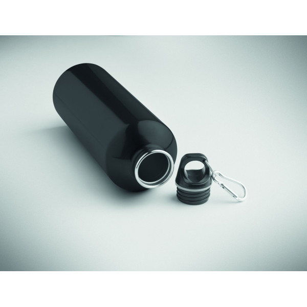 Bouteille à simple paroi RE-ONE MOSS - Capacité 1000 ml - Acier inoxydable recyclé - Personnalisable - Idéale pour événements et