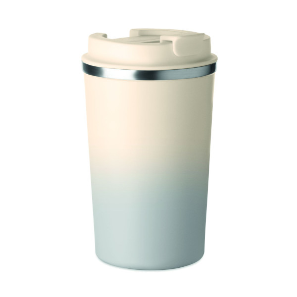 Gobelet à double paroi en acier inoxydable recyclé - 350 ml - Personnalisable pour entreprise
