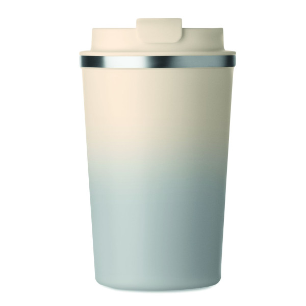 Gobelet à double paroi en acier inoxydable recyclé - 350 ml - Personnalisable pour entreprise