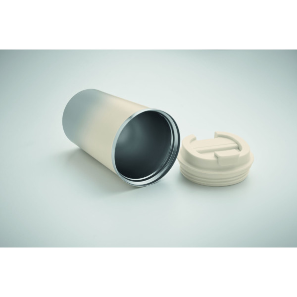 Gobelet à double paroi en acier inoxydable recyclé - 350 ml - Personnalisable pour entreprise