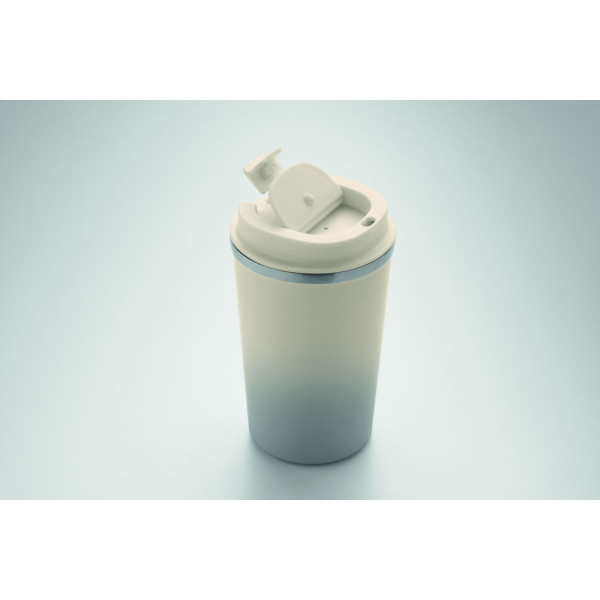 Gobelet à double paroi en acier inoxydable recyclé - 350 ml - Personnalisable pour entreprise