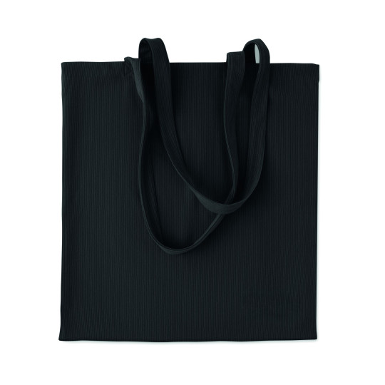Sac shopping en velours côtelé de polyester avec longues poignées - BCM Goodies