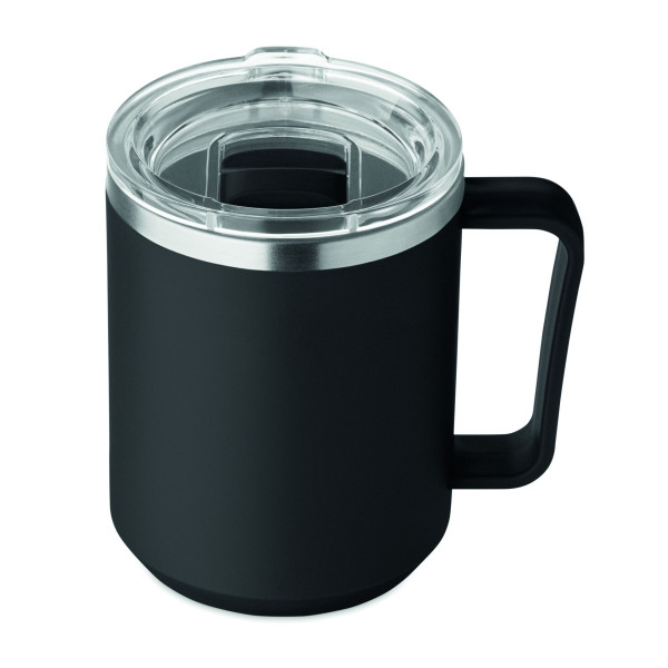 Mug à double paroi en acier inoxydable recyclé à 90% - 400 ml - BCM Goodies