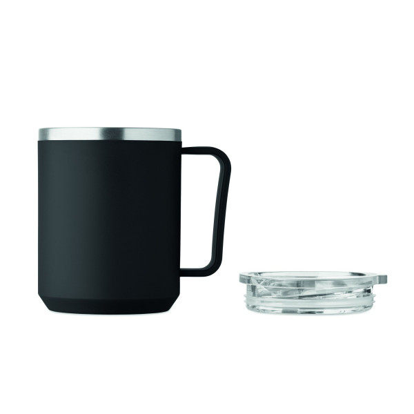 Mug à double paroi en acier inoxydable recyclé à 90% - 400 ml - BCM Goodies