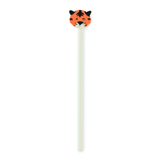 Crayon en bois avec gomme en forme d'animal pour entreprise et cadeaux - BCM Goodies