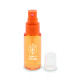 Brume corporelle en flacon PET de 30 ml avec pompe et couvercle en PP - Parfum prune et cassis - Idéal pour la personnalisation 