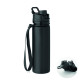 Bouteille de sport pliable en silicone avec couvercle en PP - BCM Goodies