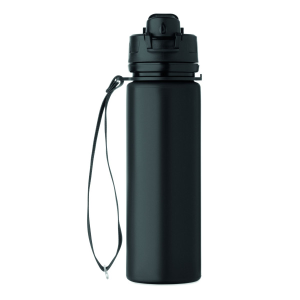 Bouteille de sport pliable en silicone avec couvercle en PP - BCM Goodies