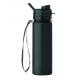 Bouteille de sport pliable en silicone avec couvercle en PP - BCM Goodies