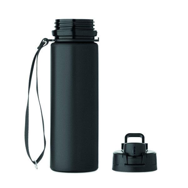Bouteille de sport pliable en silicone avec couvercle en PP - BCM Goodies