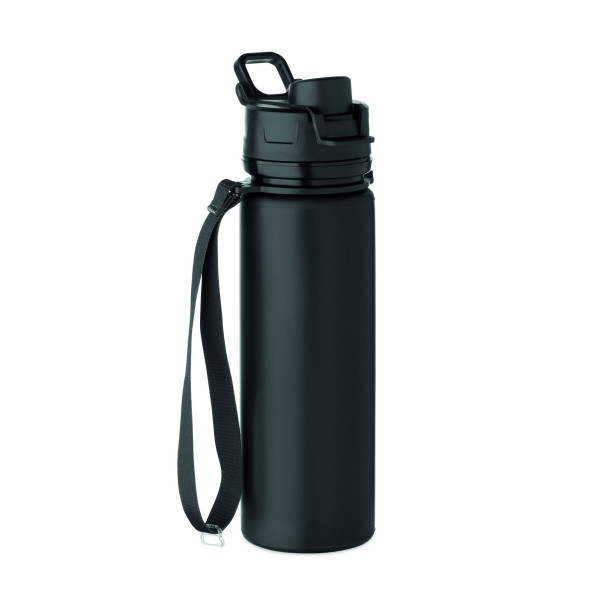 Bouteille de sport pliable en silicone avec couvercle en PP - BCM Goodies