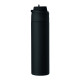 Bouteille en acier inox recyclé à simple paroi 650ml avec paille et couvercle anti fuite - Personnalisable pour entreprise