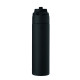 Bouteille en acier inox recyclé à simple paroi 650ml avec paille et couvercle anti fuite - Personnalisable pour entreprise