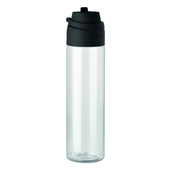 Bouteille RPET 700 ml avec couvercle et poignée 2 en 1 pour paille et embout - Personnalisable - BCM Goodies