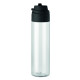Bouteille RPET 700 ml avec couvercle et poignée 2 en 1 pour paille et embout - Personnalisable - BCM Goodies
